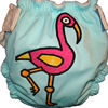 Applique Diaper - Flamingo